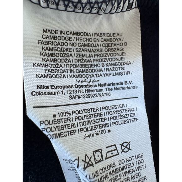 Nike Dri-Fit Navy Blue with White Piping Sweatshirt Mens Size XXL - Picture 4 of 6